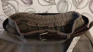 Falda larga acampanada