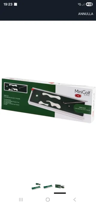 Mini Golf da Tavolo con Mazza e Pallina Nuovo