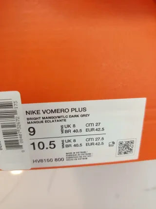 Nike Vomero Plus T42'5
