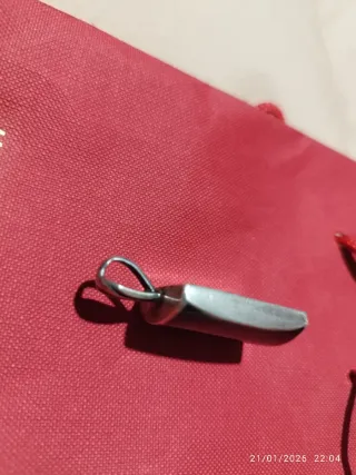 JUEGO ANILLO Y COLGANTE MACIZO DE PLATA DE LEY