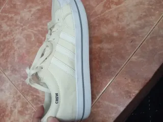 Zapatillas Adidas Beige/Blanco Talla 40