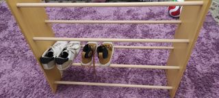 Zapatero 16/32 Zapatos Madera y Tela