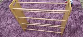 Zapatero 16/32 Zapatos Madera y Tela