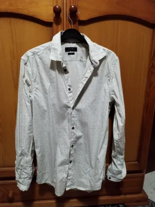 Camisa Zara Hombre Talla M Estampada