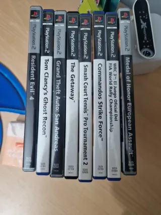 Lote Videojuegos PS2: Resident Evil 4, GTA, Medal