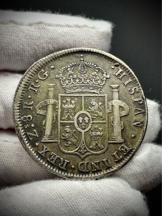 8 Reales Fernando VII 1821 Zacatecas