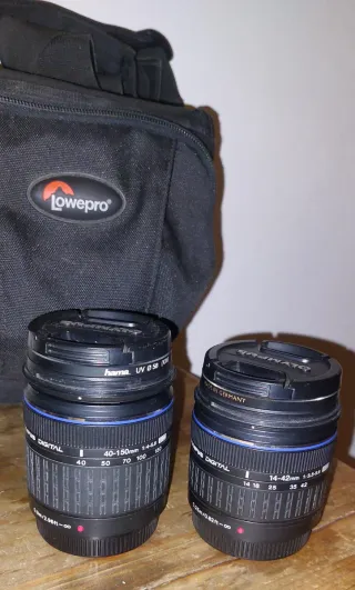 Cámara Olympus E-420 + 2 objetivos