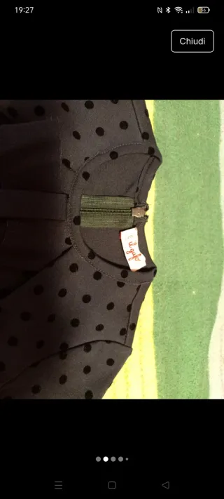 Vestitino bimba Il Gufo pois 2 anni