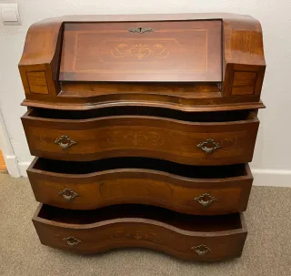 Escritorio de madera estilo inglés