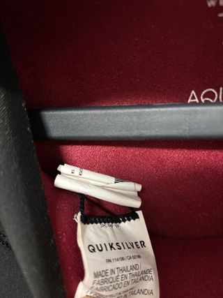 Traje de neopreno Quiksilver negro surf