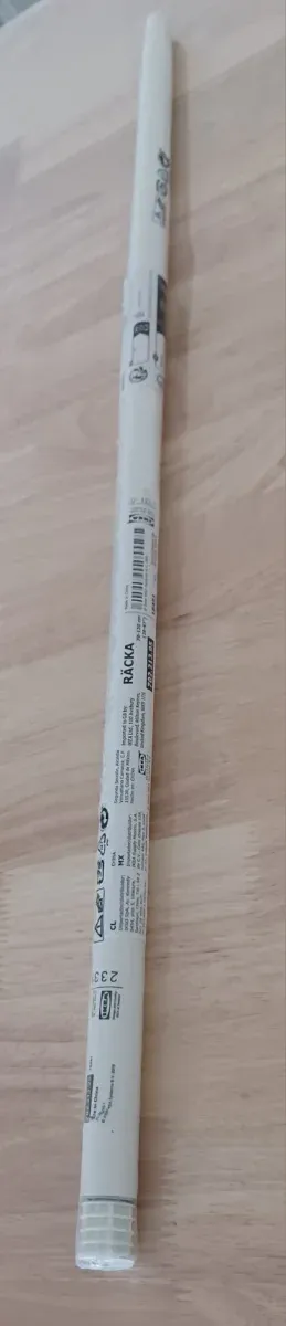 Barra cortinas IKEA y soportes.