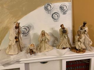 Nacimiento italiano 6 figuras Altura 38 cms