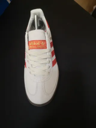 Adidas Handball Spezial Gris clarito/Rojo Talla 37