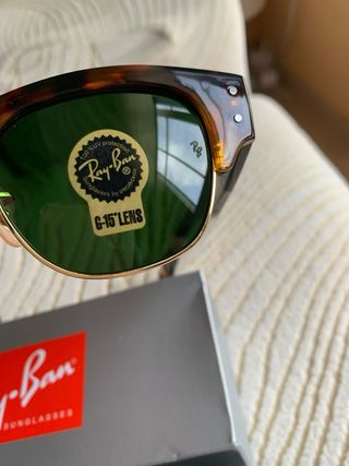 Gafas de sol Ray-Ban Clubmaster Marrón/Dorado