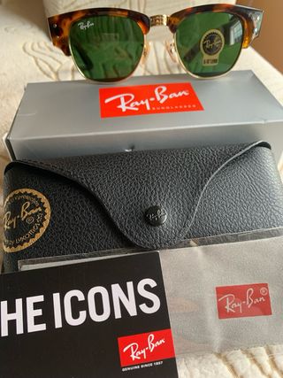 Gafas de sol Ray-Ban Clubmaster Marrón/Dorado