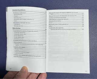 Nikon Z6 y Z7 (Manual en Español) 245 páginas