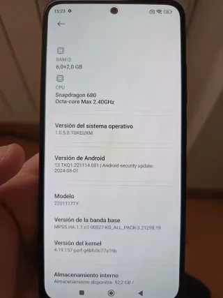 Xiaomi Redmi Note 11 Negro
