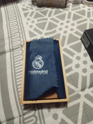Cartera porta llaves Real Madrid Marrón