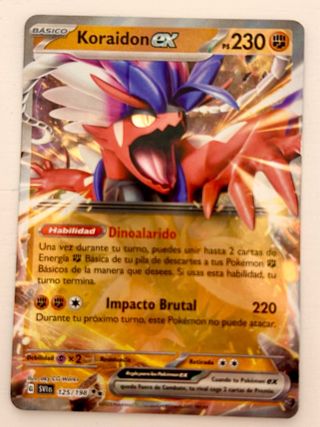 Carta Pokémon Koraidon ex 230 PS