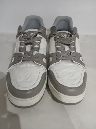 Zapatillas Louis Vuitton Grises y Blancas Original