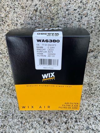 Filtro de Aire Renault Clio Williams y Clio 16v.