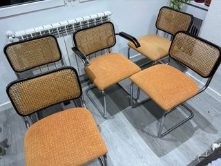 Conjunto 4 sillas Cesca + 1 con reposabrazos