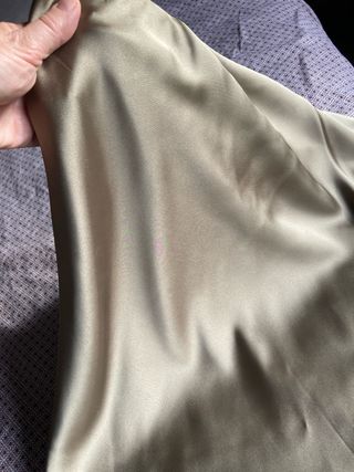 Falda Zara verde oliva