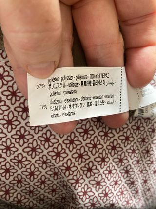 Falda Zara verde oliva