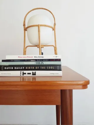 Mesa extensible Mid Century. Francia, 60s.