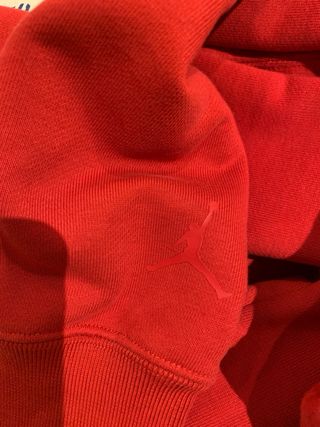 Sudadera Nike Jordan Crop Roja Talla XL