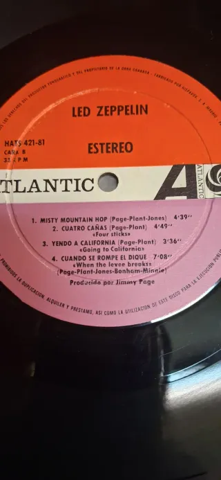 Vinilo Led Zeppelin Hard Rock original