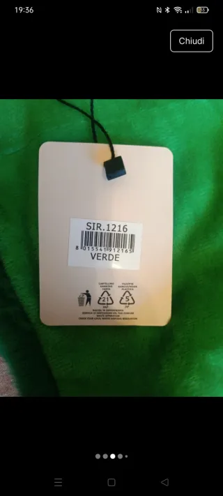 Coprispalle/stola donna verde