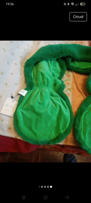 Coprispalle/stola donna verde