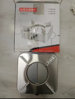 Mini estufa de alcohol portátil