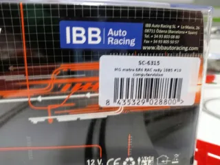 Coche Scalextric MG Metro 6R4 Lombard de Scaleauto