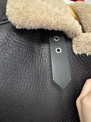 Cazadora doble faz Stradivarius Negra/Beige