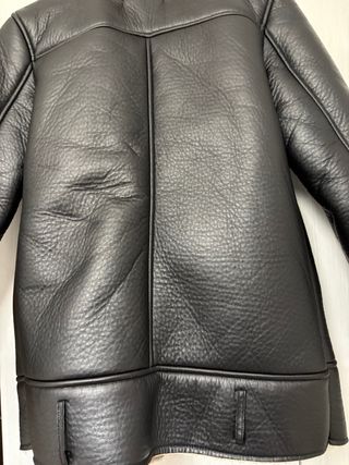 Cazadora doble faz Stradivarius Negra/Beige