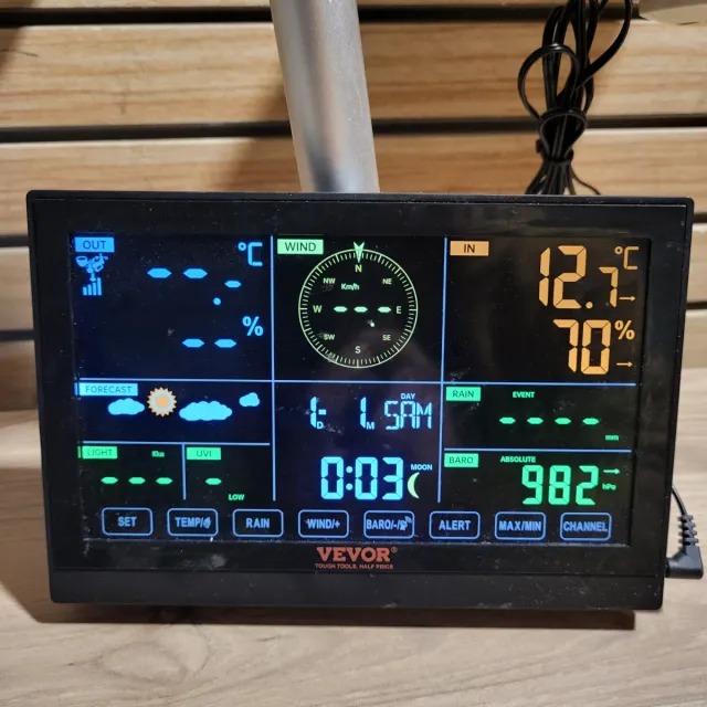 Stazione Meteorologica VEVOR 7 in 1 Wireless