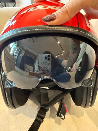 Casco Moto Axxis Talla XL Rojo