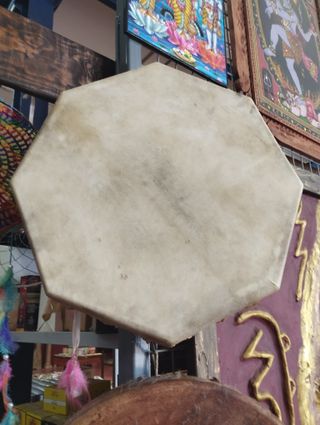 Tambor chamánico grabado a elegir.