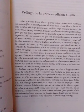 Vida y muerte de las ideas