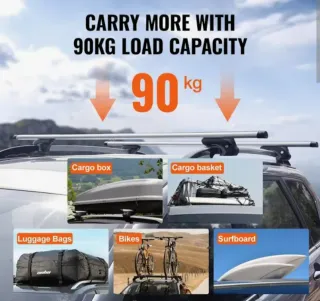 barras de techo Portaequipajes universales