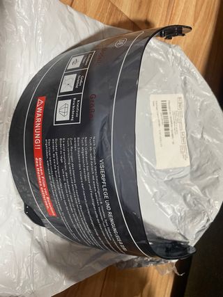 Visera para casco de moto