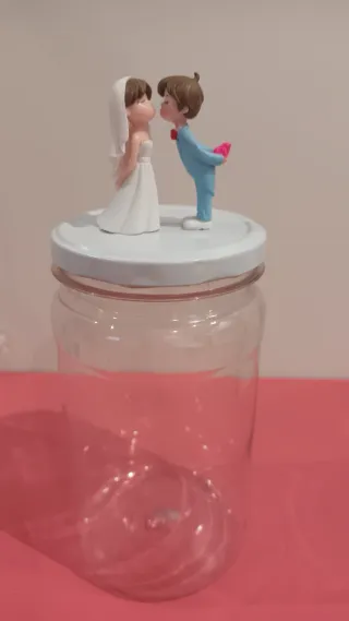 Figuritas Novios Boda con Bote