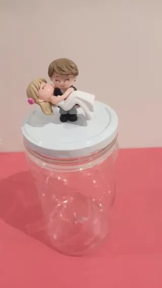 Figuritas Novios Boda con Bote
