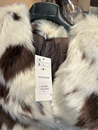 Chaqueta pelo juvenil nueva con etiquetas