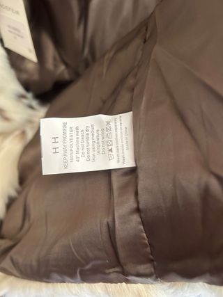 Chaqueta pelo juvenil nueva con etiquetas