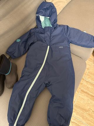 Mono de nieve azul LUGIK 2/3 años 89-95 cm