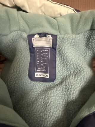 Mono de nieve azul LUGIK 2/3 años 89-95 cm