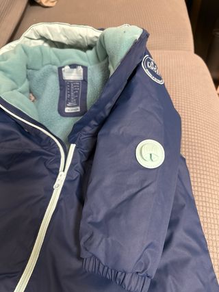 Mono de nieve azul LUGIK 2/3 años 89-95 cm